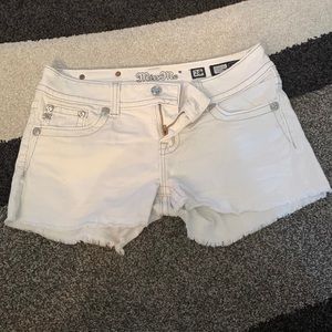 White MissMe shorts